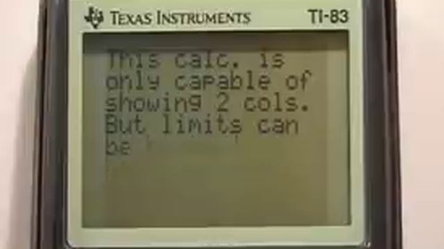 NOICE Monochromatic Demo (TI-83) смотреть онлайн