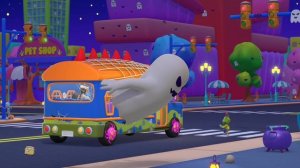 Жуткий колеса на автобусе песни и детей хэллоуин рифмы от Boom Buddies