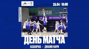 25.04.2023 18:00 Казаночка (Казань) - Динамо-Фарм (Курск)