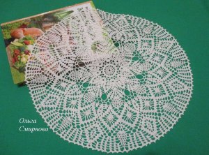 САЛФЕТКА С ПАУЧКАМИ. ЧАСТЬ 3