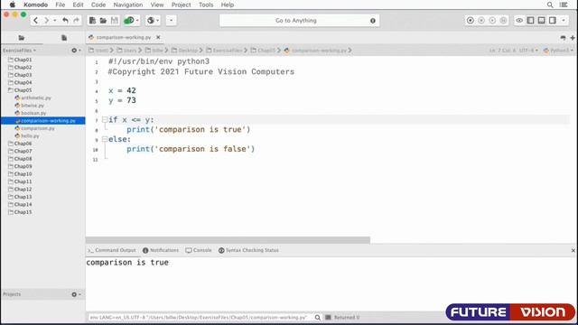 Comparison operators | Learning Python Programming Class 22 | Python Tutorials in Hindi