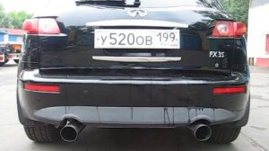 Infiniti (инфинити) FX35 тюнинг выхлопной системы