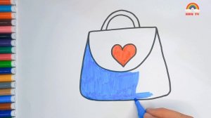 Как Нарисовать Красивую ?Сумочку для Девочек |Рисуем Сумку |Как Нарисовать Красивую Сумку для Детей