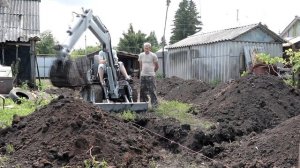 Копаем Фундамент под Гараж 5 на 12