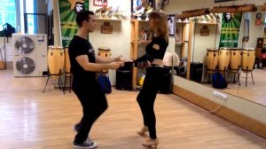 BACHATA Intermediate. Dmitriy Usoltsev & Anna Pavlova. 06.04.17