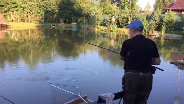 Ловля карпа на поплавочную удочку . РК Фишка Липки. смотреть онлайн