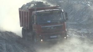 самосвал вольво, северные будни, самосвал, сабетта. Volvo FMX