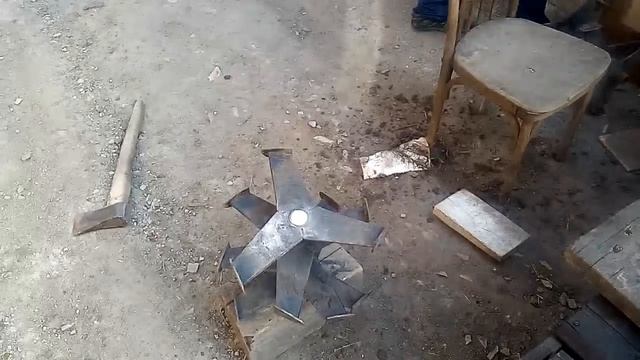 Переделка "гусиных лапок" от культиватора на мотоблок "ОКА".Испытания.