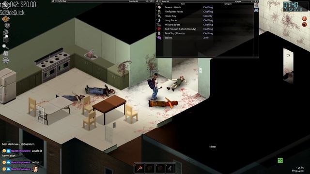 Quantum plays Project Zomboid! #2 (w/ Pekinwoof, Lourlo, Ayukura, Rocks908)