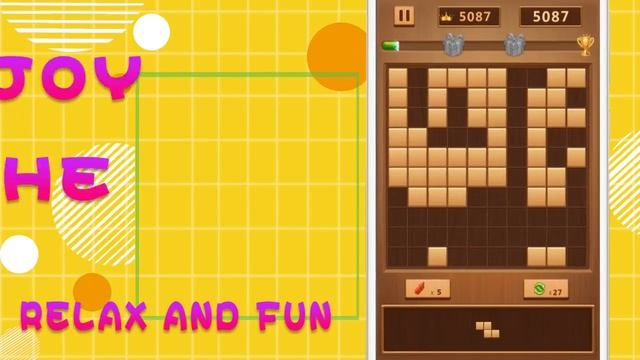 Wood Block - Classic Block Puzzle Game