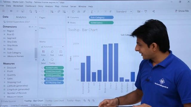 Tableau - Tooltip смотреть онлайн