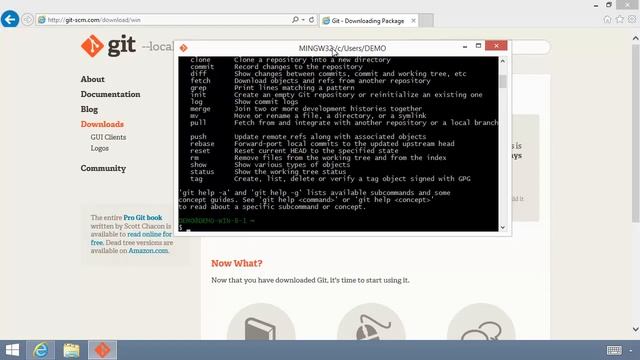 Installing Git on Windows смотреть онлайн