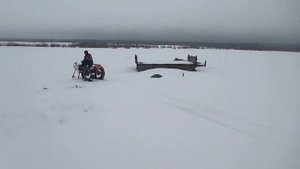 снегоход из бензопилы урал