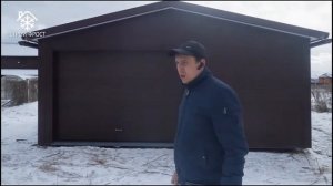 Гараж на 2 машины из сэндвич панелей