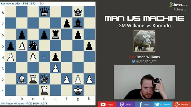 Inside the mind of a Grandmaster: #2 Williams vs Komodo match: Game 4 смотреть онлайн