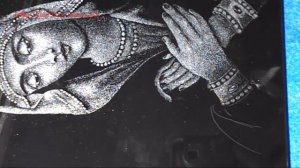 Ручная гравировка иконы на стекле.