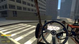 Trying To Escape The John Pork Nextbot in Big City - Garry's mod