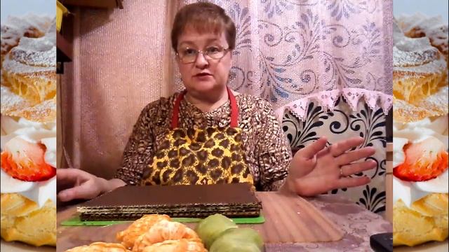 Вафельный торт из готовых коржей. Очень простой рецепт.