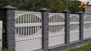 Забор с наборных блоков  Топ 25 работ инета  Подбери свой вариант. Fence from pre-assembled blocks.