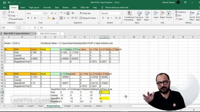 DEA-4 | DEA using MS Excel | Data Envelopment Analysis | Efficiency Frontier смотреть онлайн