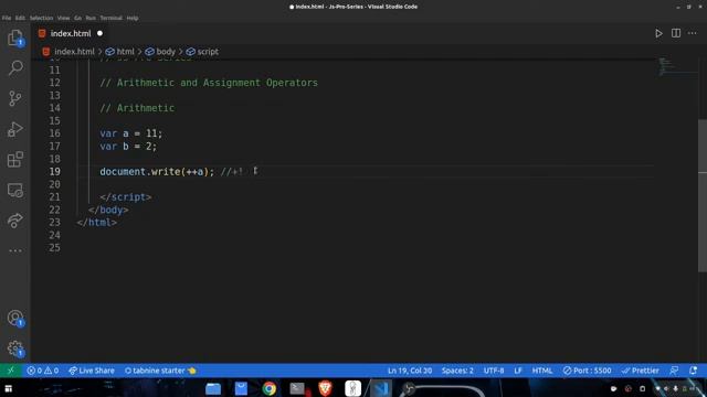 04. Operators | Arithmetic & Assignment | JS Pro Series