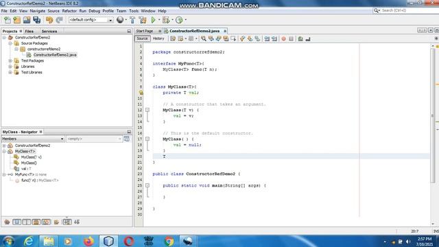 Java the complete Reference Ninth Edition (Chapter 15) Example (16) Constructor References Example смотреть онлайн