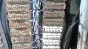 Укладка кроссировки в распределительном шкафу 1200х2