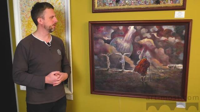 Художник Терёхин Владимир - картины "Копье судьбы" и "Как дела в раю"- Art-Most.com смотреть онлайн