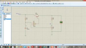 proteus simlasi rangkaian Op-Amp Series Regulator Circuit