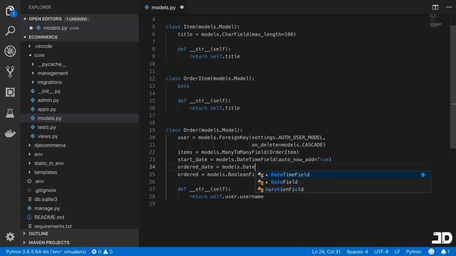 Build an Ecommerce Website with Django // Part 1 - Setup and project configuration смотреть онлайн