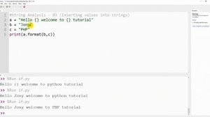 Python Basic Bangla Tutorial 08 - Python String Formatting [ How to Insert Value into a String ]