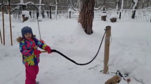 Катерина, работа с кнутом.