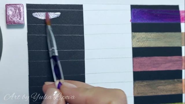 Выкраска Акварельных красок Dreamer | Набор "Сияние" смотреть онлайн