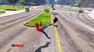 GTA 5 Ragdolls SPIDERMAN Jumps/Fails (Euphoria Physics) #10