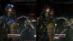 Dead Space PC Graphics Comparison: Low vs. Ultra Settings