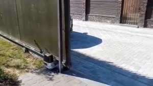 Установка автоматики для откатных ворот Homegate LTM