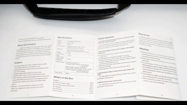 Складная солнечная панель ORICO SCP-200 (200W) для путешествий | #Обзор смотреть онлайн