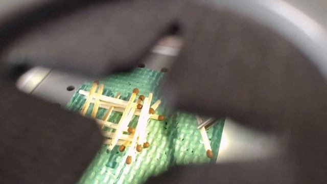 Колодец из спичек на эндоскопе. смотреть онлайн