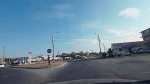 Дорога от торговый центр Океан на Фиолент. Ускорено