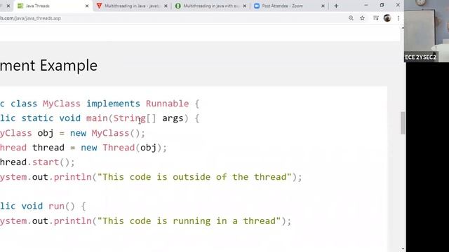 THREADS IN JAVA 30 9 2020