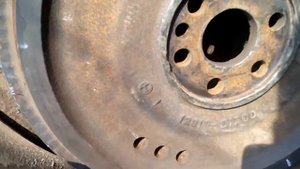 Снятие венца с маховика  Nissan Atlas FD-35.ED-33 Часть 2.