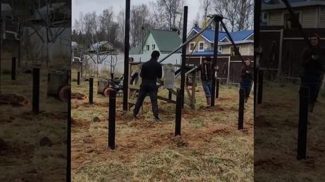 Монтаж фундамента на сваях | дома из бруса смотреть онлайн