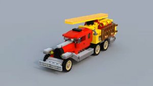 Пожарная машина ГАЗ-АА из Лего