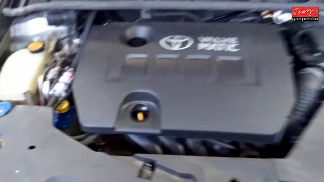 Montaż LPG Toyota Avensis 1.8 147 KM 2009r w Energy Gaz Polska na auto gaz BRC SQ 32