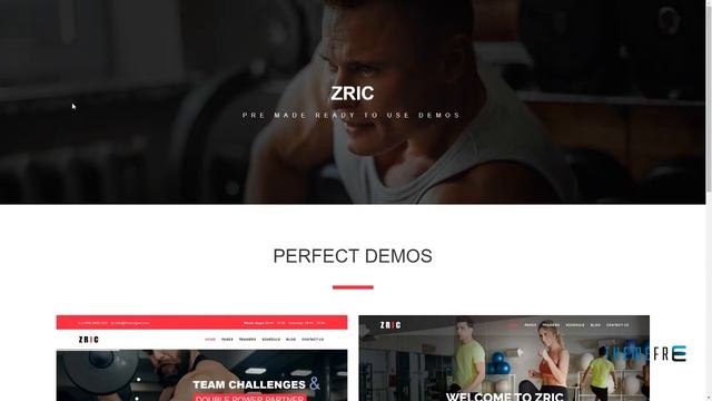 Zric - Fitness Multipages Drupal 8 Theme        Benjamin Sterling
