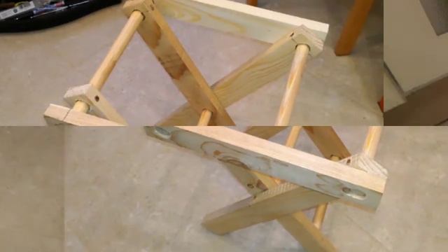 Складной табурет своими руками смотреть онлайн