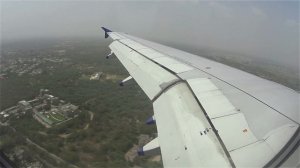 Landing at New Delhi - Indigo Airlines Airbus A320 - Indira Gandhi International Airport - in 4K