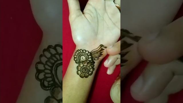 Mehandi design for front hand #shorts #youtubeshorts Mehandi fragrance❤