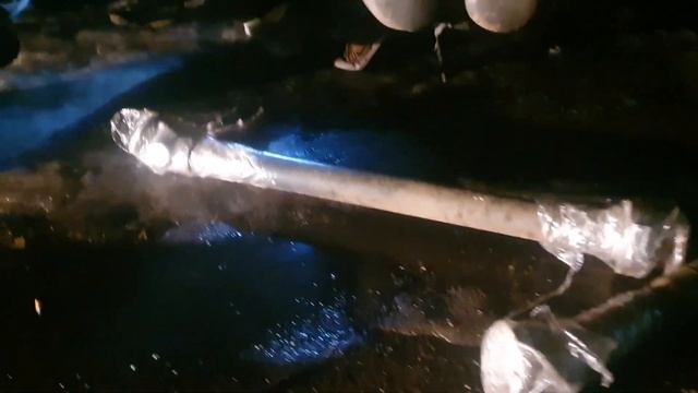 Продолжаем ремонт Мерседес Актрос. Установка карданного вала.