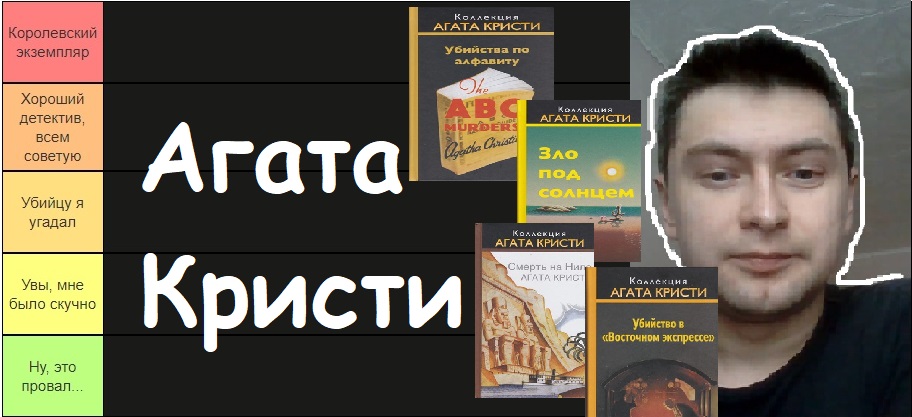 Тир-лист / Оцениваю всю АГАТУ КРИСТИ, всего Эркюля Пуаро и всю мисс Марпл